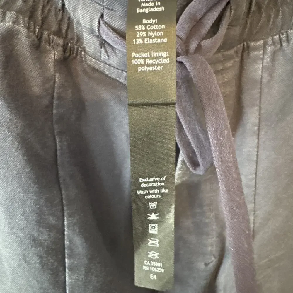 Lululemon ABC Jogger Canvas Pull On Drawstring Stretch L Mens Navy M5adls‎